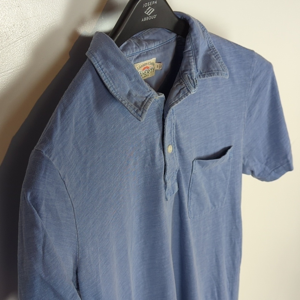 Faherty Cotton Polo Shirt - Picture 4 of 11